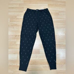 Polo by Ralph Lauren Black Men's pajama PJS jogger Pants